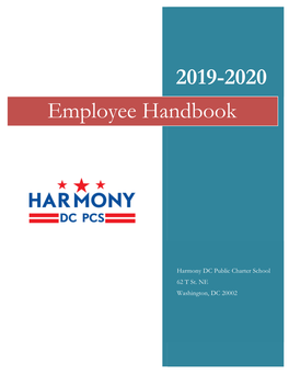 HARMONY DC PUBLIC CHARTER SCHOOLS 2019-2020 Employee