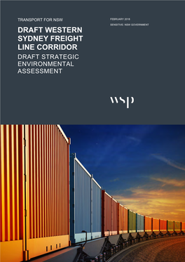 Western Sydney Freight Line Corridor – Draft