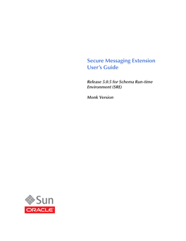 Secure Messaging Extension User's Guide (Monk)