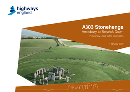 A303 Stonehenge Preliminary Local Traffic Information