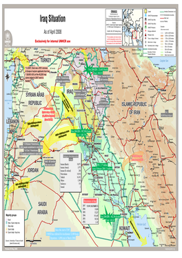 Iraq Situation Sources: UNHCR Field Office UNHCR, Global Insight Digital Mapping  Elevation © 1998 Europa Technologies Ltd