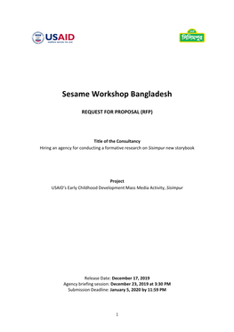 Sesame Workshop Bangladesh