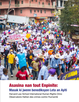 Asasina Nan Tout Enpinite: Masak Ki Jwenn Benediksyon Leta an Ayiti