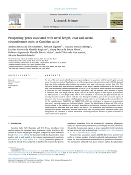 Prospecting Genes Associated with Navel Length, Coat and Scrotal