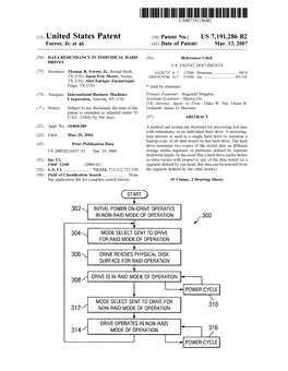 (12) United States Patent (10) Patent No.: US 7,191,286 B2 Forrer, Jr