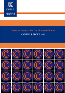 ANNUAL REPORT 2015 Table of Contents