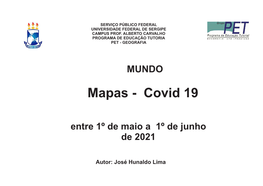 Atlas Da Covid 19 - Maio De 2021