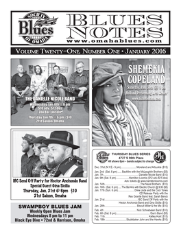 Blues Notes January 2016