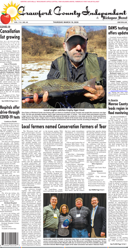 Local Farmers Named Conservation Farmers of Year