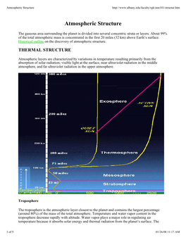 Atmospheric Structure