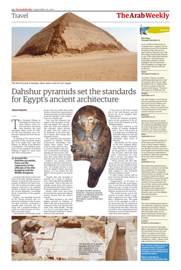 Dahshur Pyramids Set the Standards for Egypt's Ancient Architecture