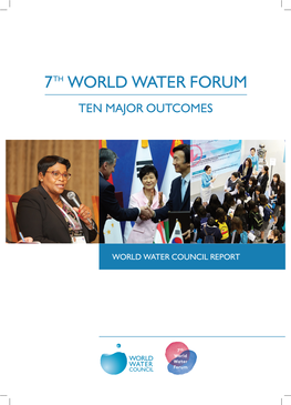 7Th World Water Forum Ten Major Outcomes