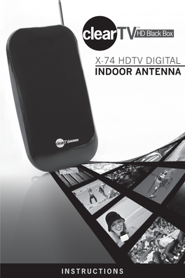 X-74 Hdtv Digital Indoor Antenna