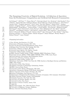 Arxiv:1803.03453V4 [Cs.NE] 21 Nov 2019