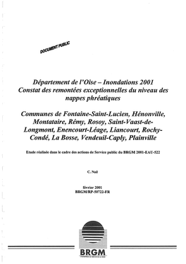 Rapport BRGM/RP-50722-FR