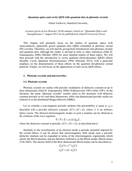 Introduction to Optical Resonators