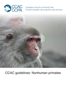 Nonhuman Primates Date of Publication: April 2019