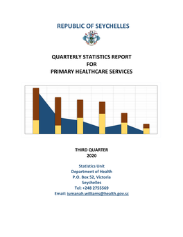 Quarterly Statistics Report for Primary Healthcare Services