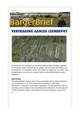 Bargerbrief #3