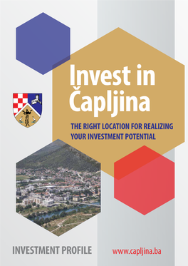 INVESTMENT PROFILE 2 INVESTMENT PROFILE Municipality Čapljina