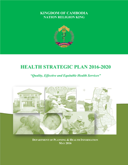 Health Strategic Plan 2016-2020