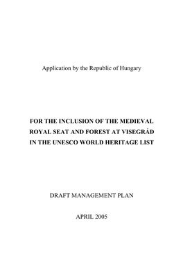 Application by the Republic of Hungary