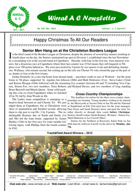 Wirral a C Wirral a C Newsletter