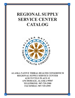 Regional Supply Service Center Catalog
