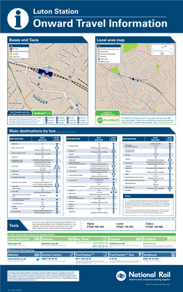 Local Area Map Buses and Taxis Taxis