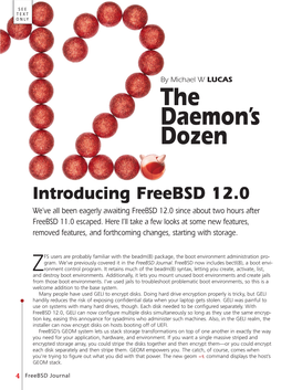 The Daemon's Dozen: Introducing Freebsd 12.0