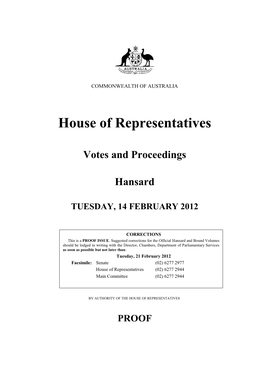 House of Representatives