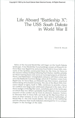 Life Aboard "Battleship X": the USS South Dakota in World War II