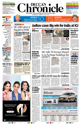 Jadhav Case: Big Win for India At