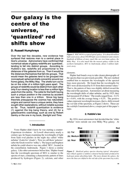 Our Galaxy Is the Centre of the Universe, ‘Quantized’ Red Shifts Show NASA D