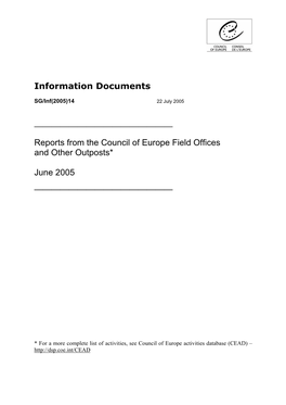 Information Documents