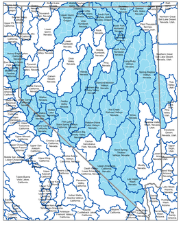 Middle Humboldt, Nevada. Middle Carson. California, Nevada. Southern Mojave. California. Mojave. California. Coyote- Cuddeback L