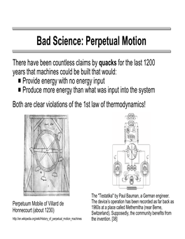 Free Energy Scams