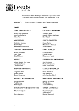 Council Minutes September 2012.Pdf