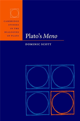 Plato's Meno (2005)