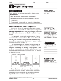 4 Organic Compounds