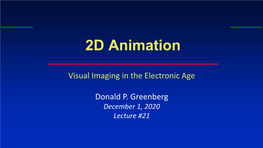 2D Animation