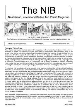 Neatishead, Irstead and Barton Turf Parish Magazine