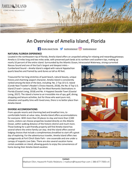 An Overview of Amelia Island, Florida