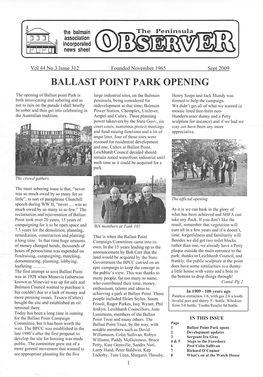 Ballast Point Park Opening