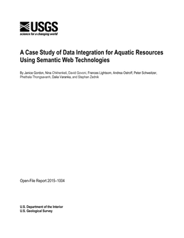 A Case Study of Data Integration for Aquatic Resources Using Semantic Web Technologies