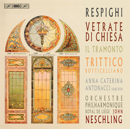 Respighi Vetrate Di Chiesa Trittico