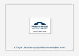 Download Property Brochure for Waters Reach, Stretford