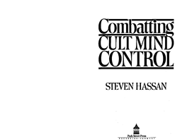 Combatting CULT MIND CONTROL