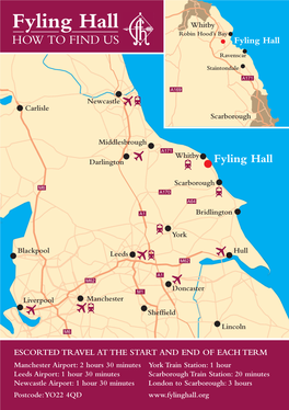 HOW to FIND US Fyling Hall Ravenscar