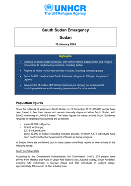 South Sudan Emergency Sudan